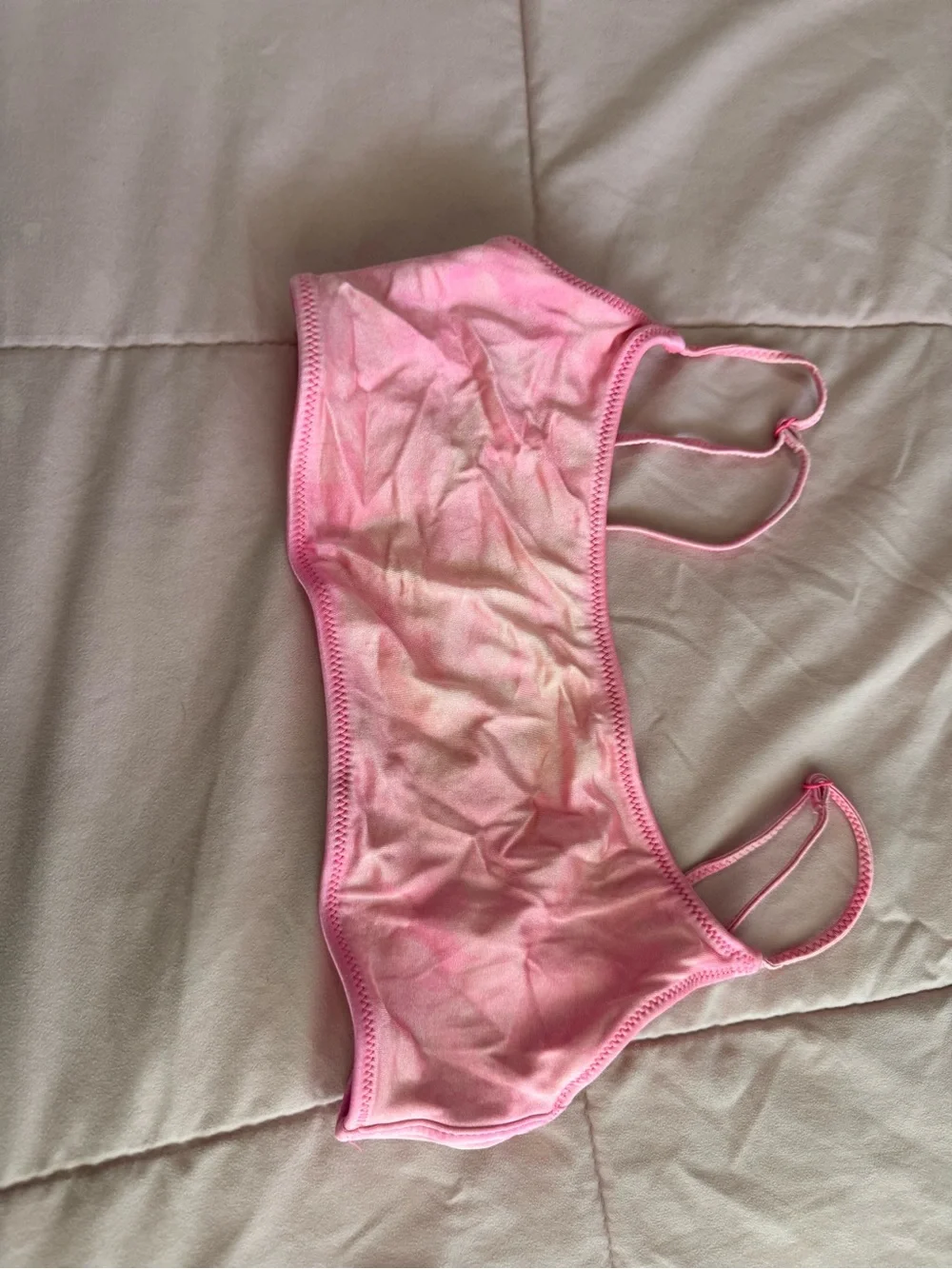 Triangl Pink Tie-Dye Two-Piece Bikini Set
